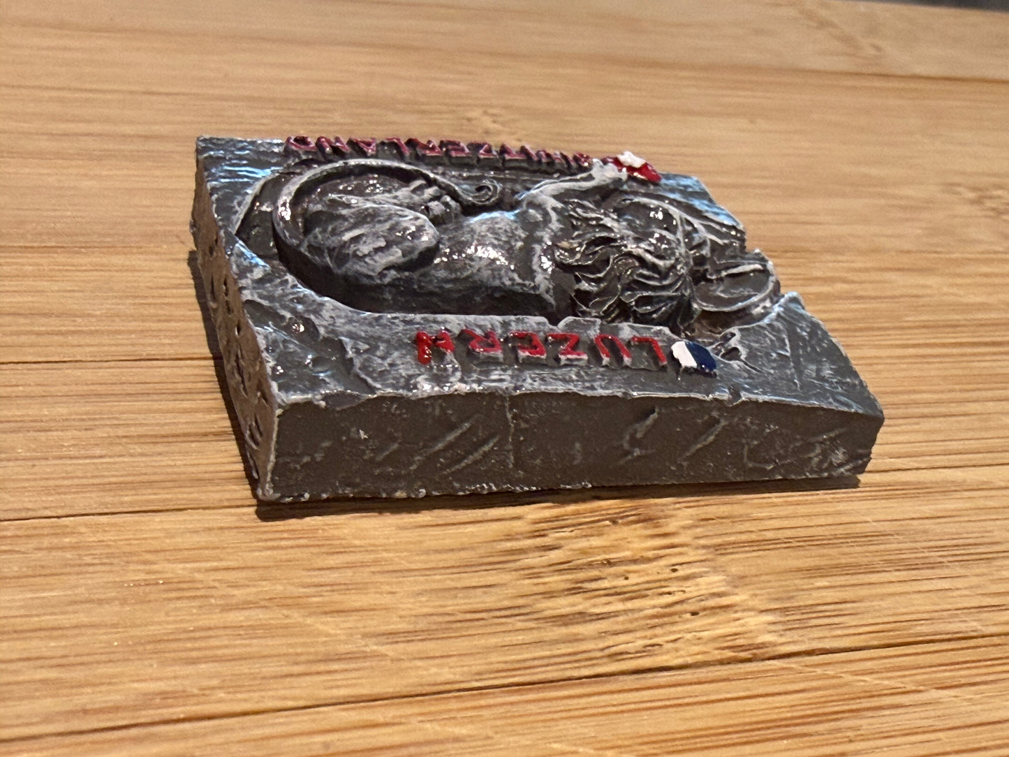 Löwendenkmal Luzern Magnet – Hochwertiger 3D Schweiz Souvenir
