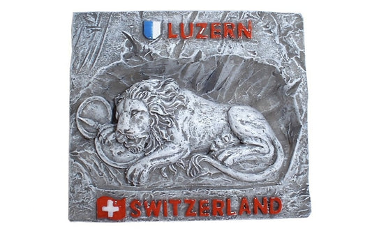 Löwendenkmal Luzern Magnet – Historisches Schweiz Souvenir
